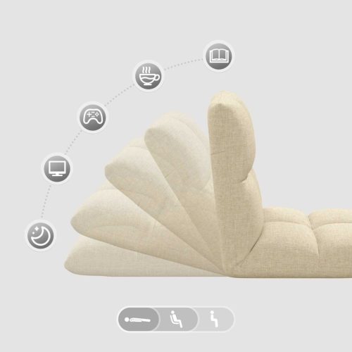  Padló szék Krém 50 x 61 x 57 cm szövet