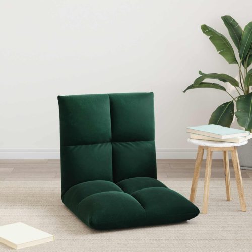  Padló szék Sötétzöld 50 x 61 x 57 cm Bársony