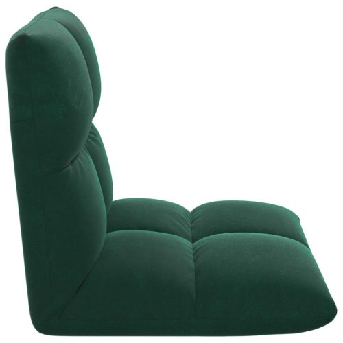  Padló szék Sötétzöld 50 x 61 x 57 cm Bársony