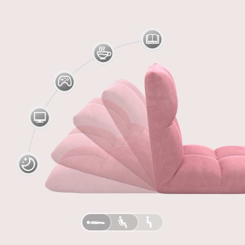  Padló szék Rózsaszín 50 x 61 x 57 cm Bársony