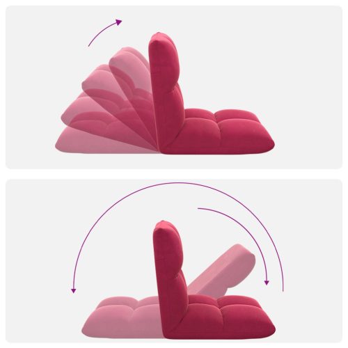  Padló szék Bordó 50 x 61 x 57 cm Bársony