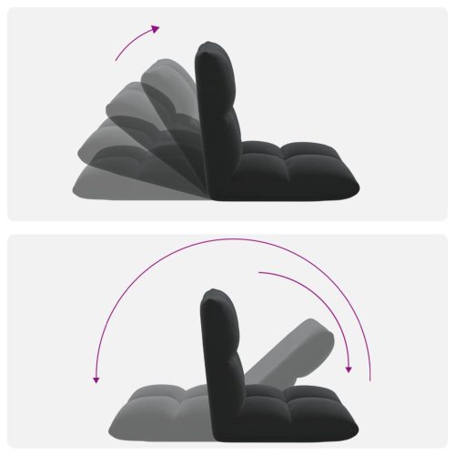  Padló szék Fekete 50 x 61 x 57 cm Bársony