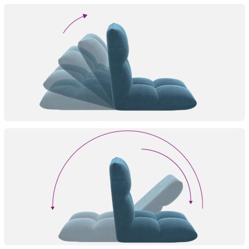  Padló szék Kék 50 x 61 x 57 cm Bársony