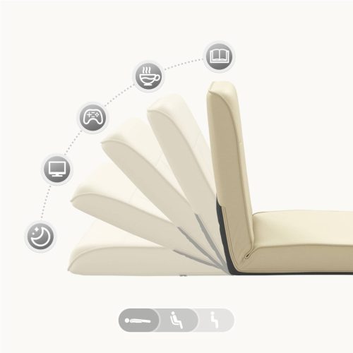  Padló szék Krém 50 x 73 x 60 cm Műbőr