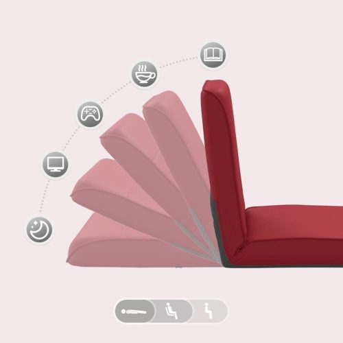  Padló szék Bordó 50 x 73 x 60 cm Műbőr