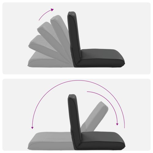  Padló szék Fekete 50 x 73 x 60 cm Műbőr