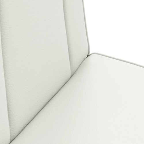  Padló szék Fehér 50 x 73 x 60 cm Műbőr