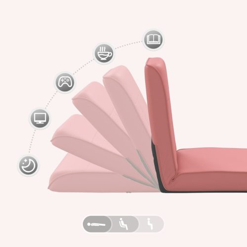  Padló szék Rózsaszín 50 x 73 x 60 cm Műbőr