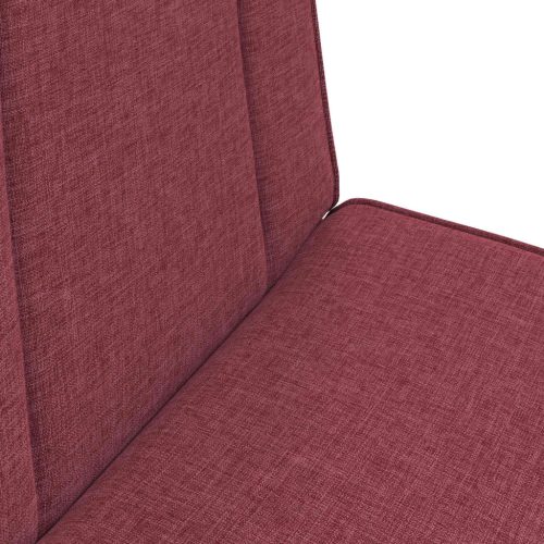  Padló szék Bordó 50 x 73 x 60 cm szövet