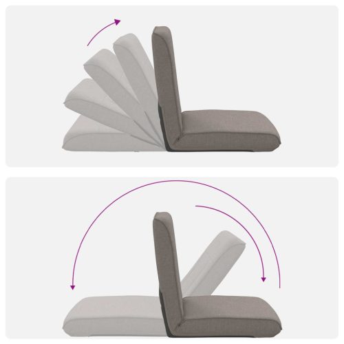  Padló szék Tópszínű 50 x 73 x 60 cm szövet