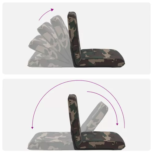  Padló szék Katonai zöld 50 x 73 x 60 cm szövet