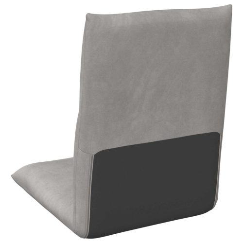  Padló szék Világosszürke 46 x 50 x 61 cm Bársony