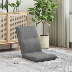  Padló szék Sötétszürke 46 x 50 x 61 cm Bársony