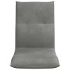  Padló szék Sötétszürke 46 x 50 x 61 cm Bársony