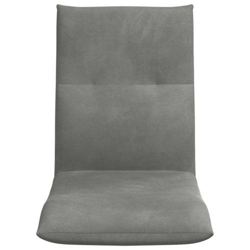  Padló szék Sötétszürke 46 x 50 x 61 cm Bársony