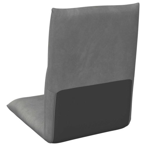  Padló szék Sötétszürke 46 x 50 x 61 cm Bársony
