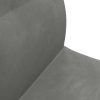  Padló szék Sötétszürke 46 x 50 x 61 cm Bársony