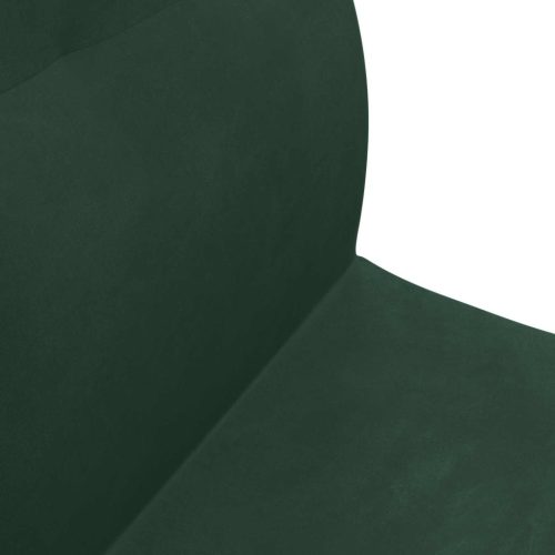  Padló szék Sötétzöld 46 x 50 x 61 cm Bársony