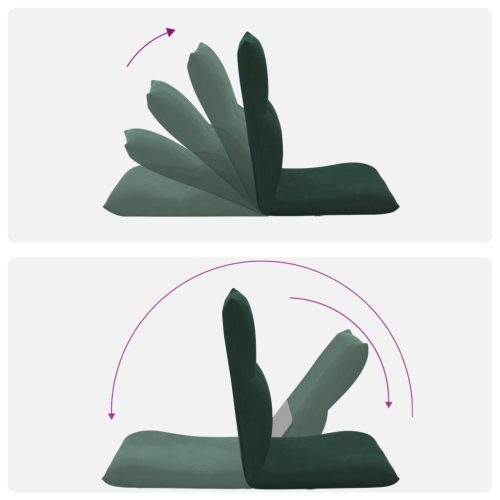  Padló szék Sötétzöld 46 x 50 x 61 cm Bársony