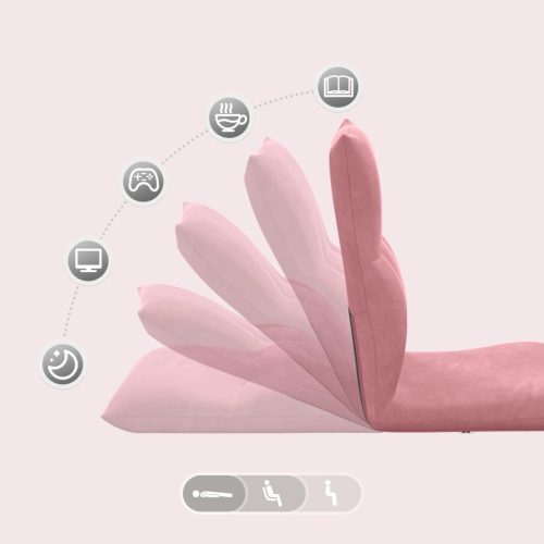  Padló szék Rózsaszín 46 x 50 x 61 cm Bársony