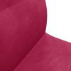  Padló szék Bordó 46 x 50 x 61 cm Bársony