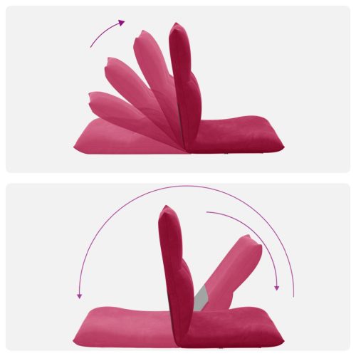  Padló szék Bordó 46 x 50 x 61 cm Bársony