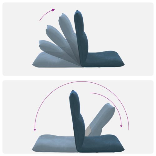  Padló szék Kék 46 x 50 x 61 cm Bársony