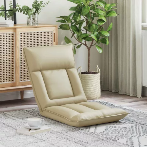  Padló szék Krém 55 x 61 x 70 cm Műbőr