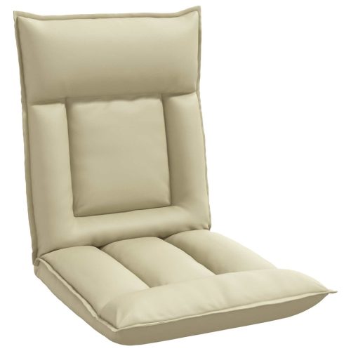  Padló szék Krém 55 x 61 x 70 cm Műbőr