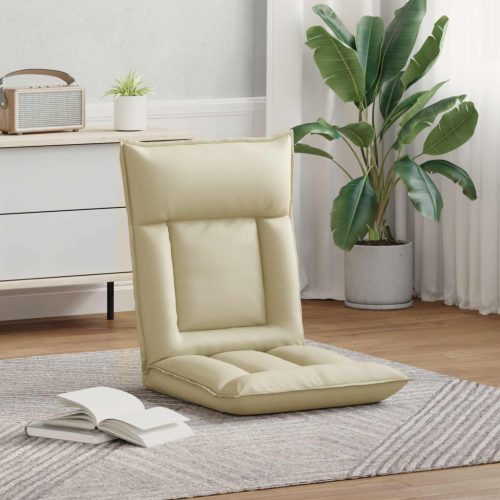  Padló szék Krém 55 x 61 x 70 cm Műbőr