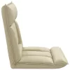  Padló szék Krém 55 x 61 x 70 cm Műbőr