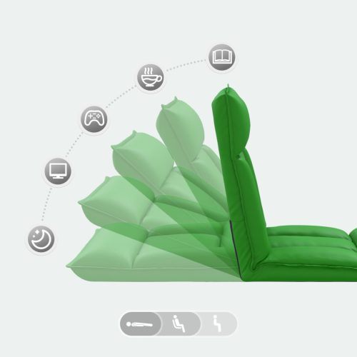  Padló szék Szürke 55 x 61 x 70 cm Műbőr