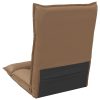  Padló szék Cappuccino 55 x 61 x 70 cm Műbőr