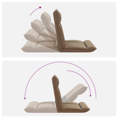  Padló szék Cappuccino 55 x 61 x 70 cm Műbőr