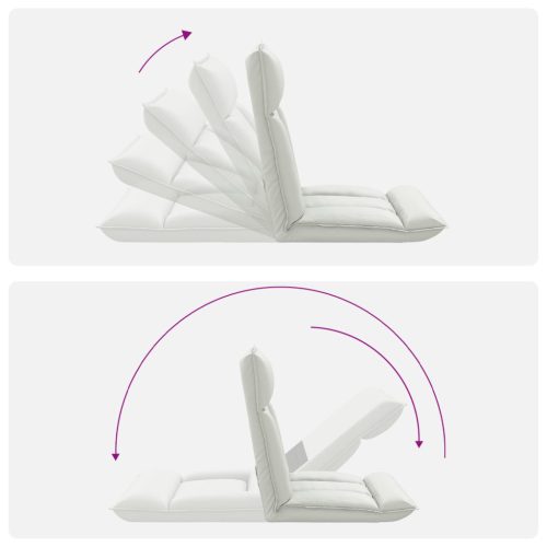  Padló szék Fehér 55 x 61 x 70 cm Műbőr