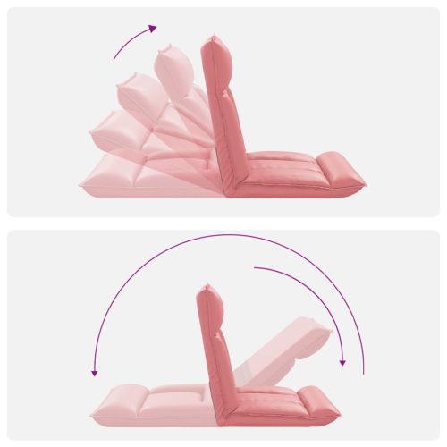  Padló szék Rózsaszín 55 x 61 x 70 cm Műbőr