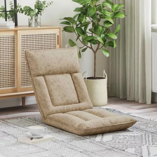  Padló szék Világosszürke 55 x 61 x 70 cm szövet