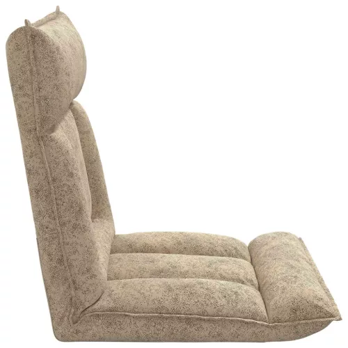  Padló szék Világosszürke 55 x 61 x 70 cm szövet