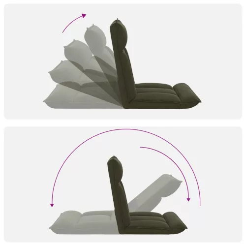  Padló szék Katonai zöld 55 x 61 x 70 cm szövet