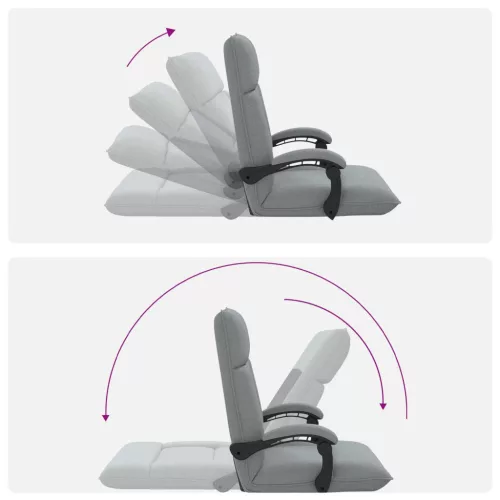  Padló szék Világosszürke 66 x 66 x 80 cm szövet