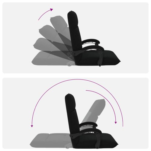  Padló szék Fekete 66 x 66 x 80 cm szövet