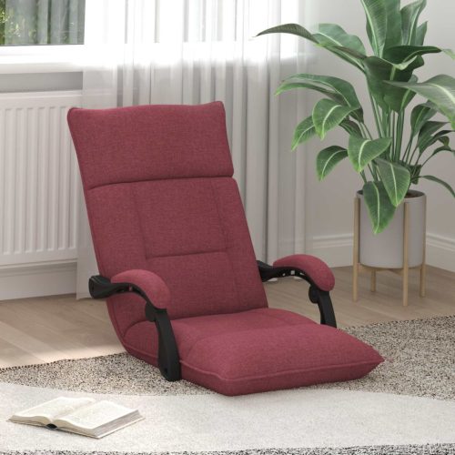  Padló szék Bordó 66 x 66 x 80 cm szövet