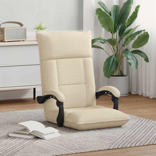  Padló szék Krém 66 x 66 x 80 cm szövet