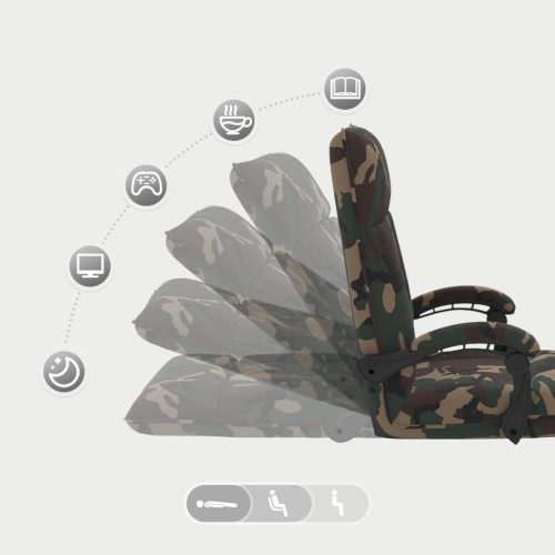  Padló szék Katonai zöld 66 x 66 x 80 cm szövet