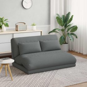  Padló szék Sötétszürke 110 x 82 x 55 cm szövet