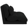  Padló szék Fekete 110 x 82 x 55 cm szövet