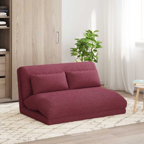  Padló szék Bordó 110 x 82 x 55 cm szövet