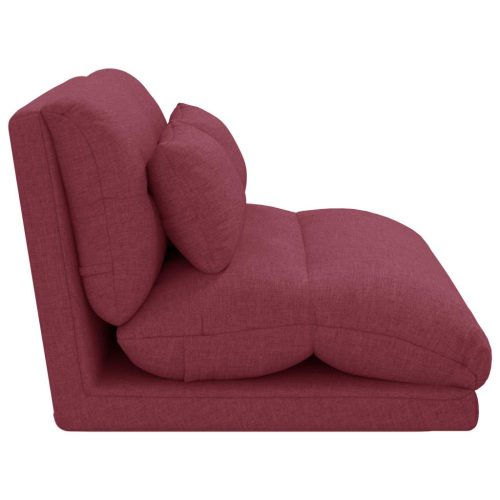  Padló szék Bordó 110 x 82 x 55 cm szövet