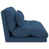  Padló szék Kék 110 x 82 x 55 cm szövet
