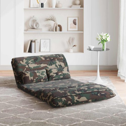  Padló szék Katonai zöld 110 x 82 x 55 cm szövet